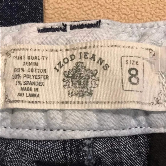 IZOD Relaxed Fit Denim Blue Jeans 
Size 7 / 8 Medium 
Waist 16” Length 3… - Picture 5 of 10